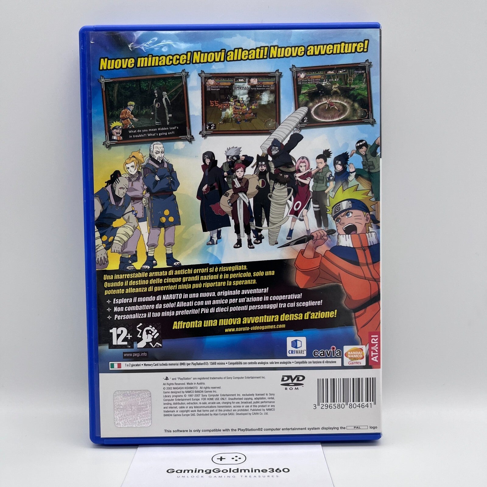 NARUTO Ultimate Ninja + Uzumaki Chronicles 1 & 2 · PS2 Italiano PlayStation 2