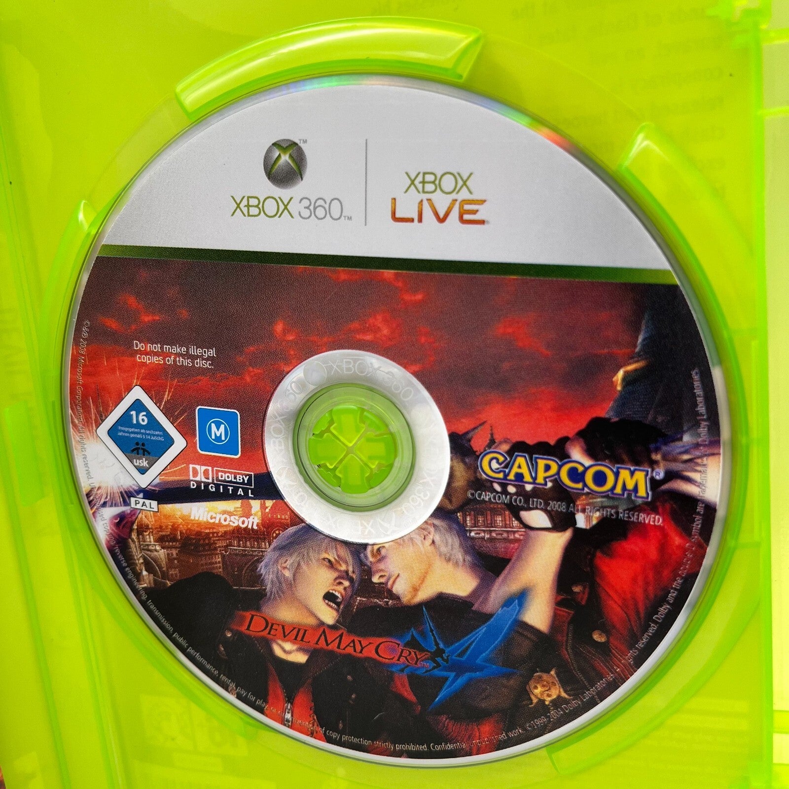 Devil May Cry 4 Xbox 360 Italiano Completo con Manuale PAL Capcom Microsoft
