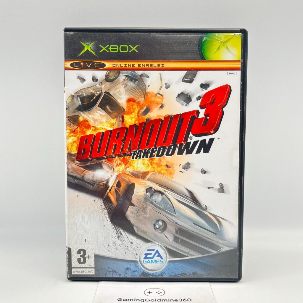 Burnout 3 Takedown Xbox Completo con Manuale PAL Multilingua EAGames Microsoft
