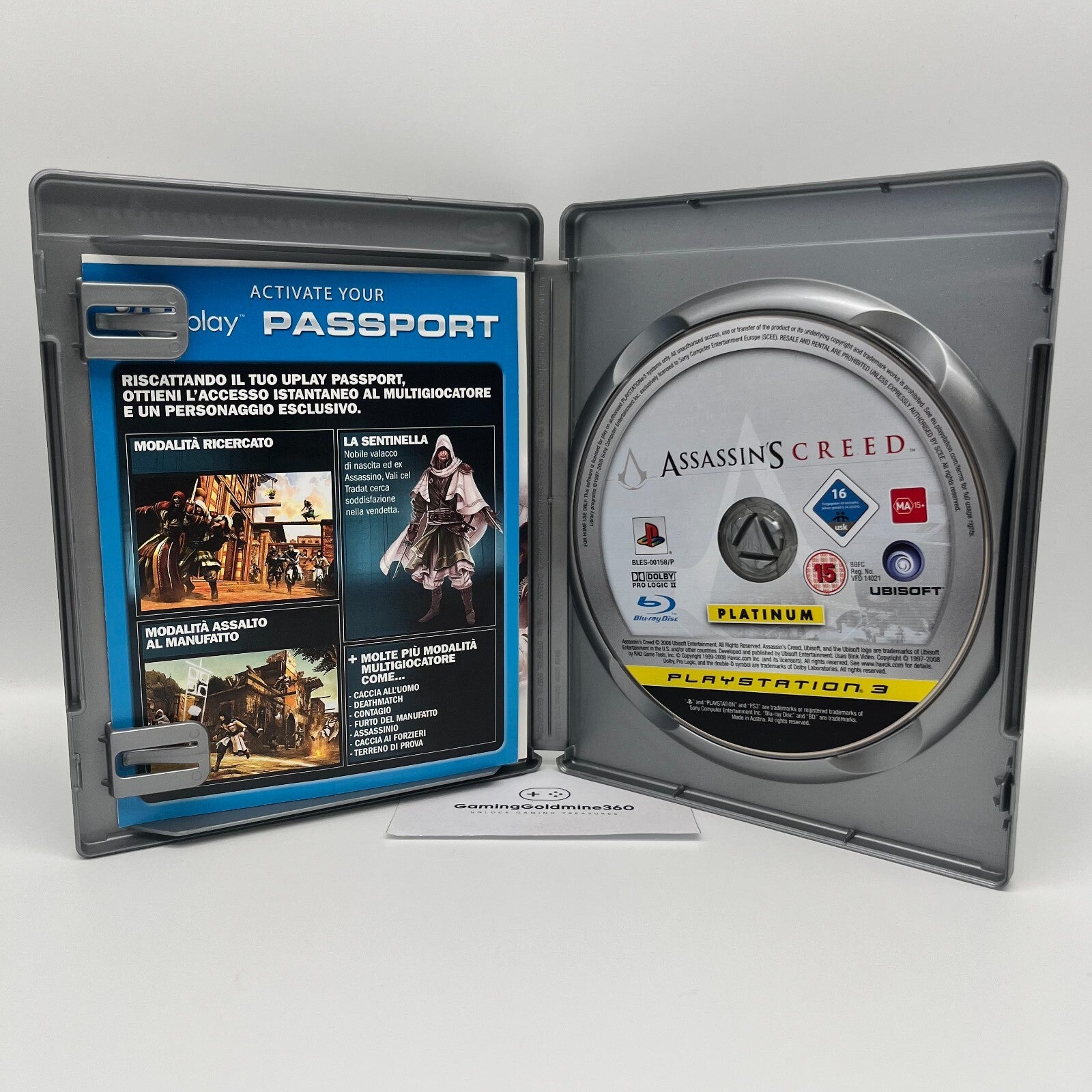 Assassin's Creed PS3 Bundle (5 GIOCHI) Completi PAL Ubisoft Sony PlayStation 3