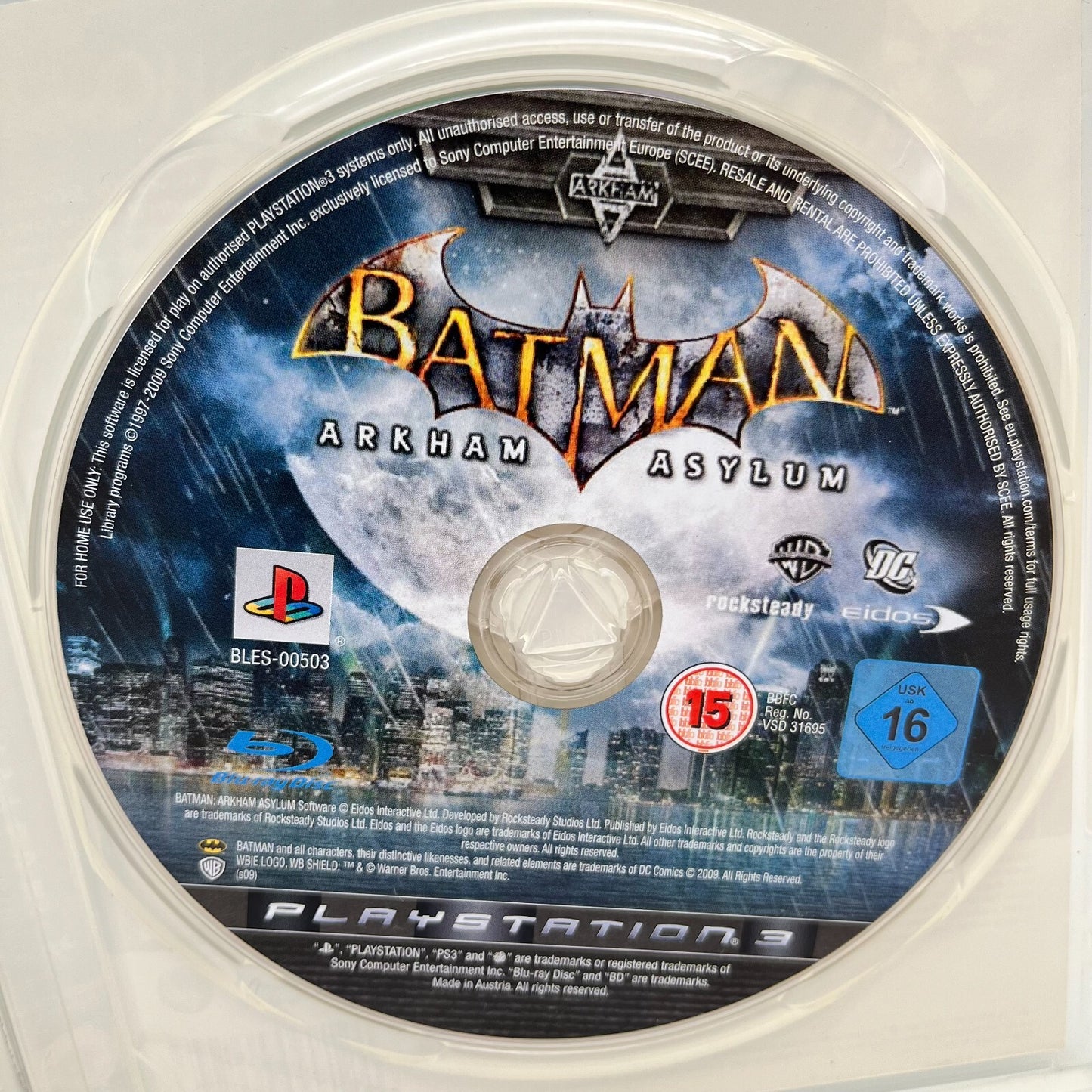 BATMAN Arkham Asylum PS3 PAL Multilingua Completo Eidos WB Sony PlayStation 3