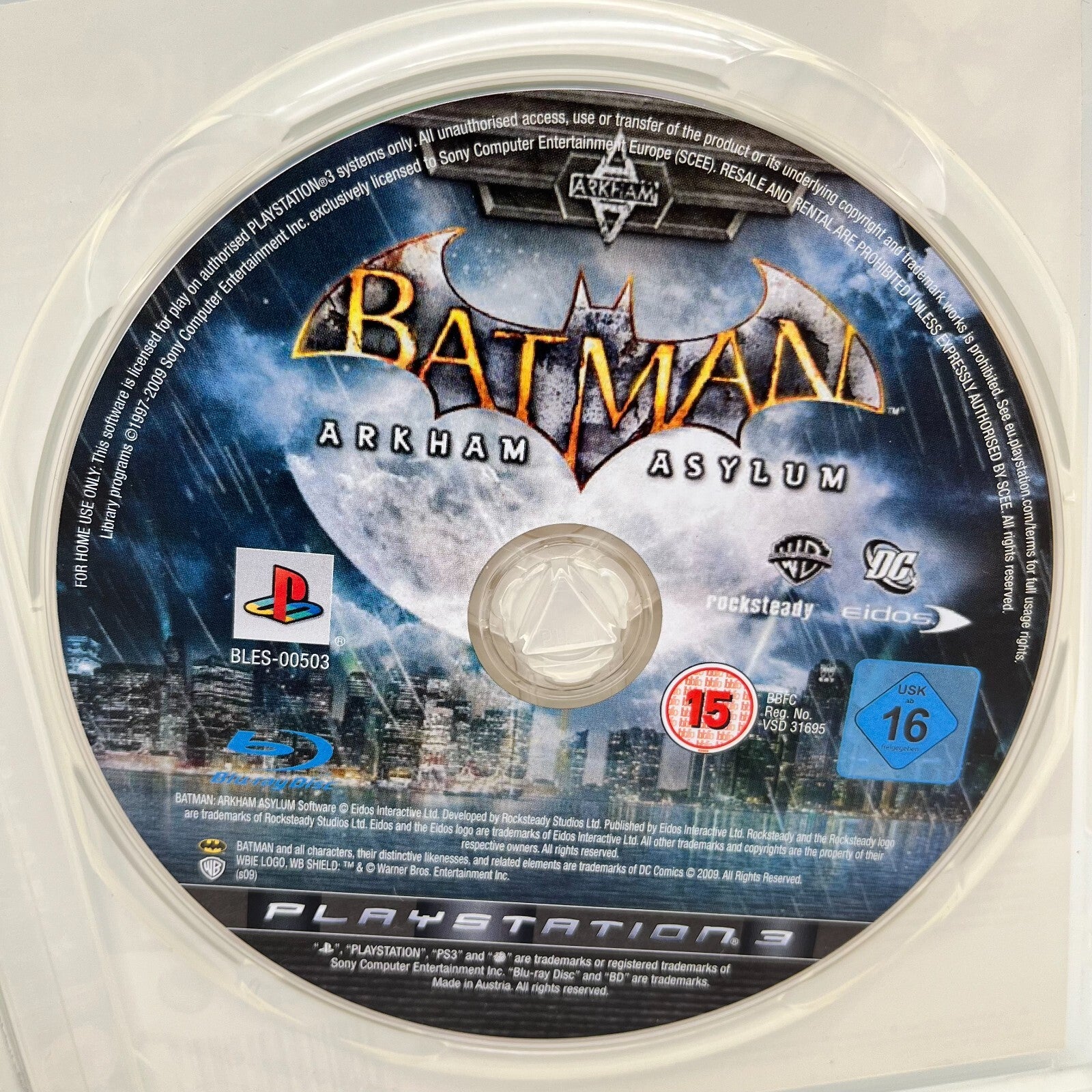 BATMAN Arkham Asylum PS3 PAL Multilingua Completo Eidos WB Sony PlayStation 3