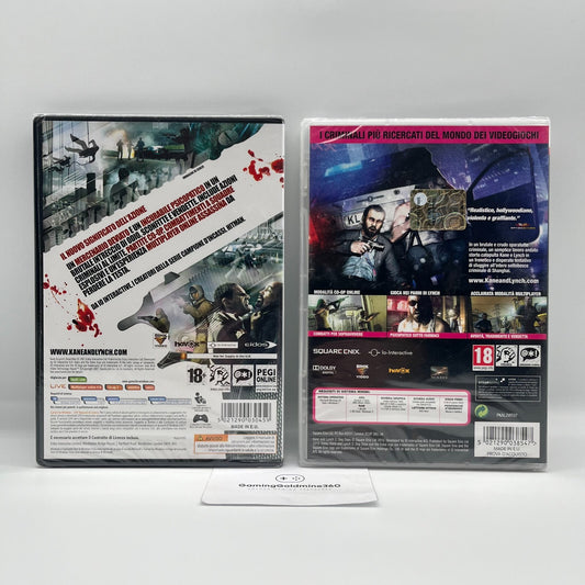 KANE & LYNCH: Dead Men + 2 Dog Days PC Italiano NUOVI SIGILLATI Eidos Microsoft