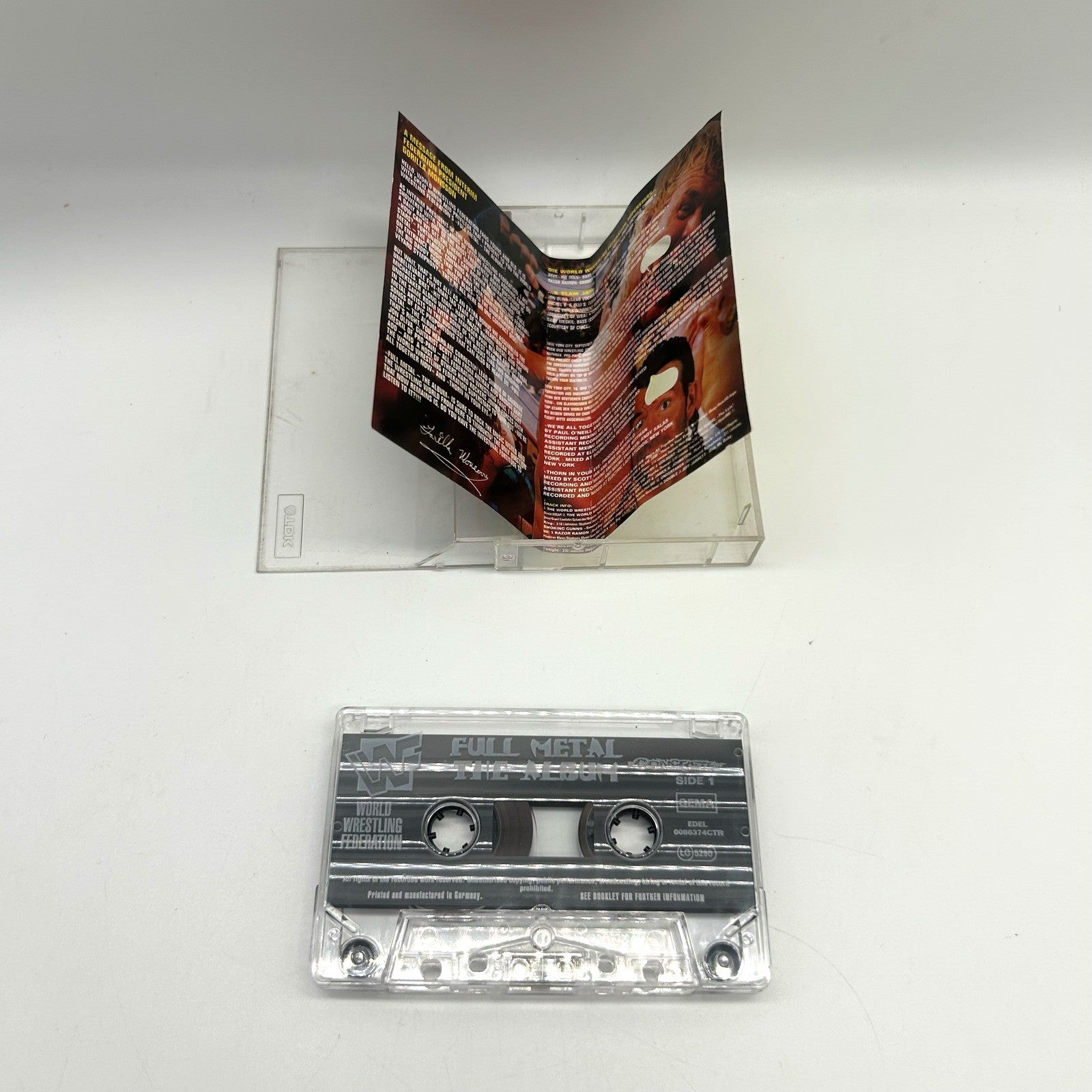 WWF Full Metal The Album Musicassetta MC Wrestling Superstars Arena Themes 95