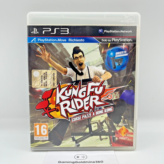 KUNG FU RIDER Corse Pazze a Hong Kong PS3 Italiano Completo PAL Sony PlayStation