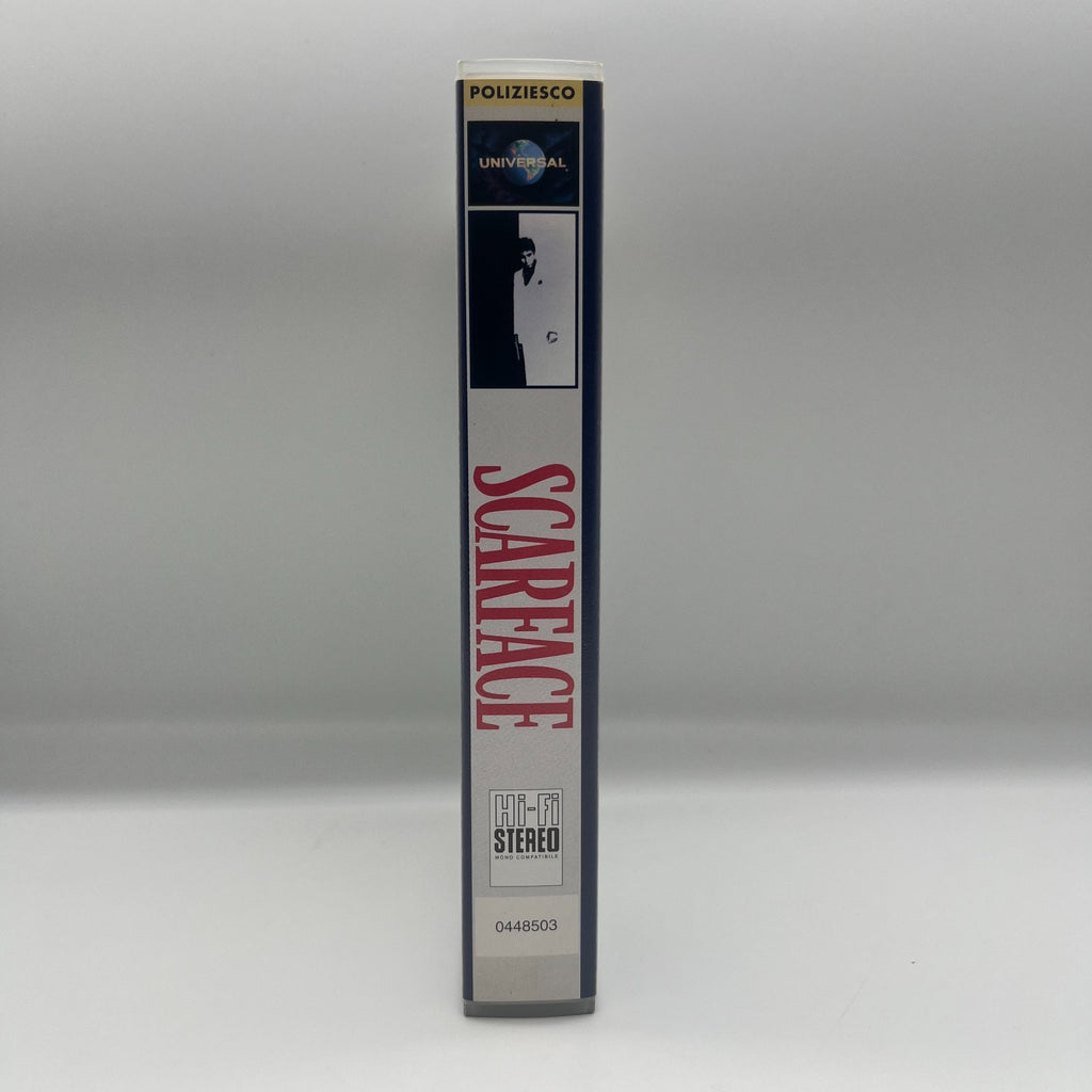 Scarface VHS 🎬 Al Pacino Film Poliziesco 1983 Cult Movie Universal Hi-Fi Stereo