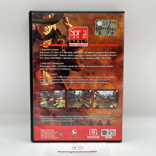 Call of Juarez PC DVD-Rom  DeepSilver TechLand Gioco Computer OTTIME CONDIZIONI
