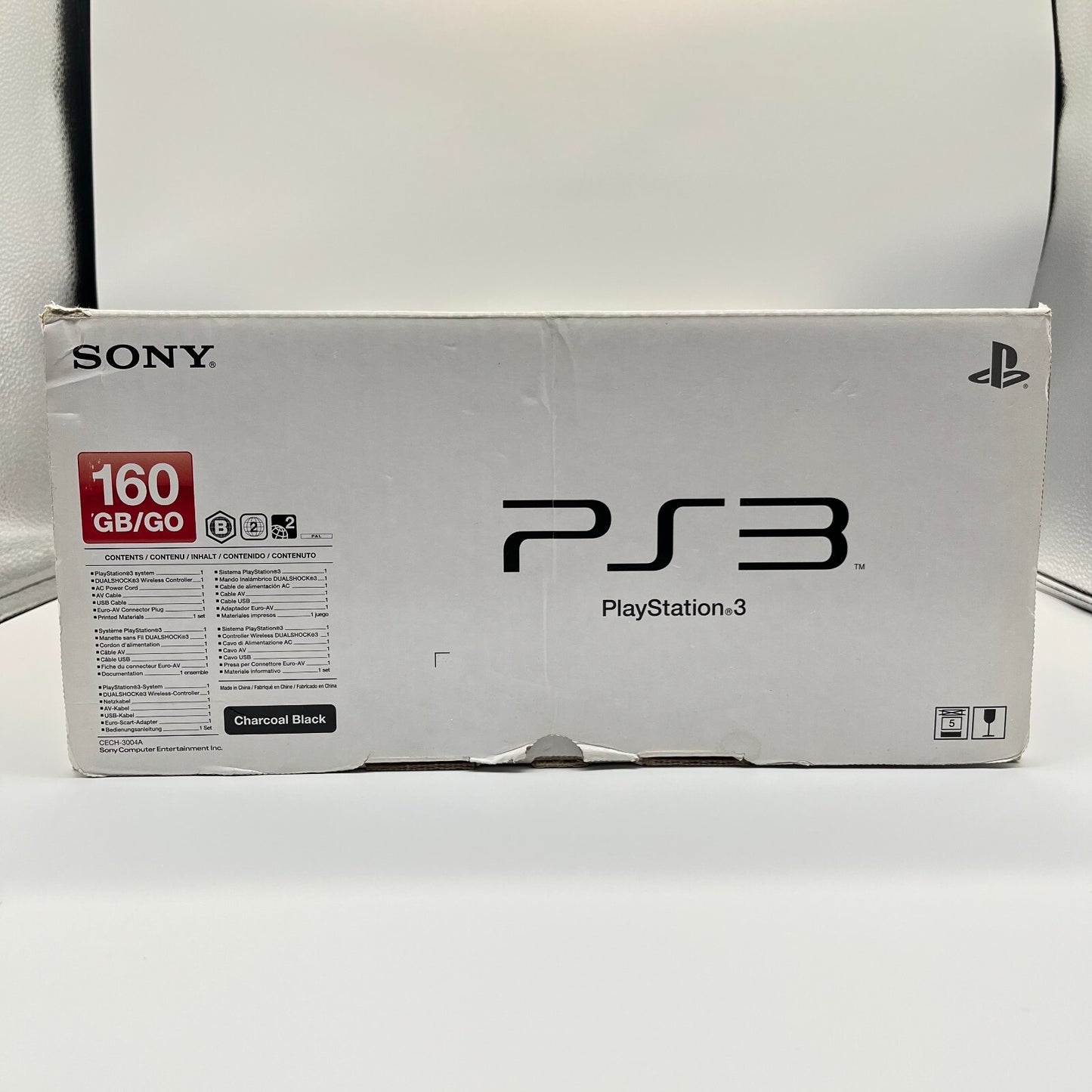 PS3 Slim Console 160GB BOXATA Sony Playstation 3 CECH3004A COMPLETA + Controller