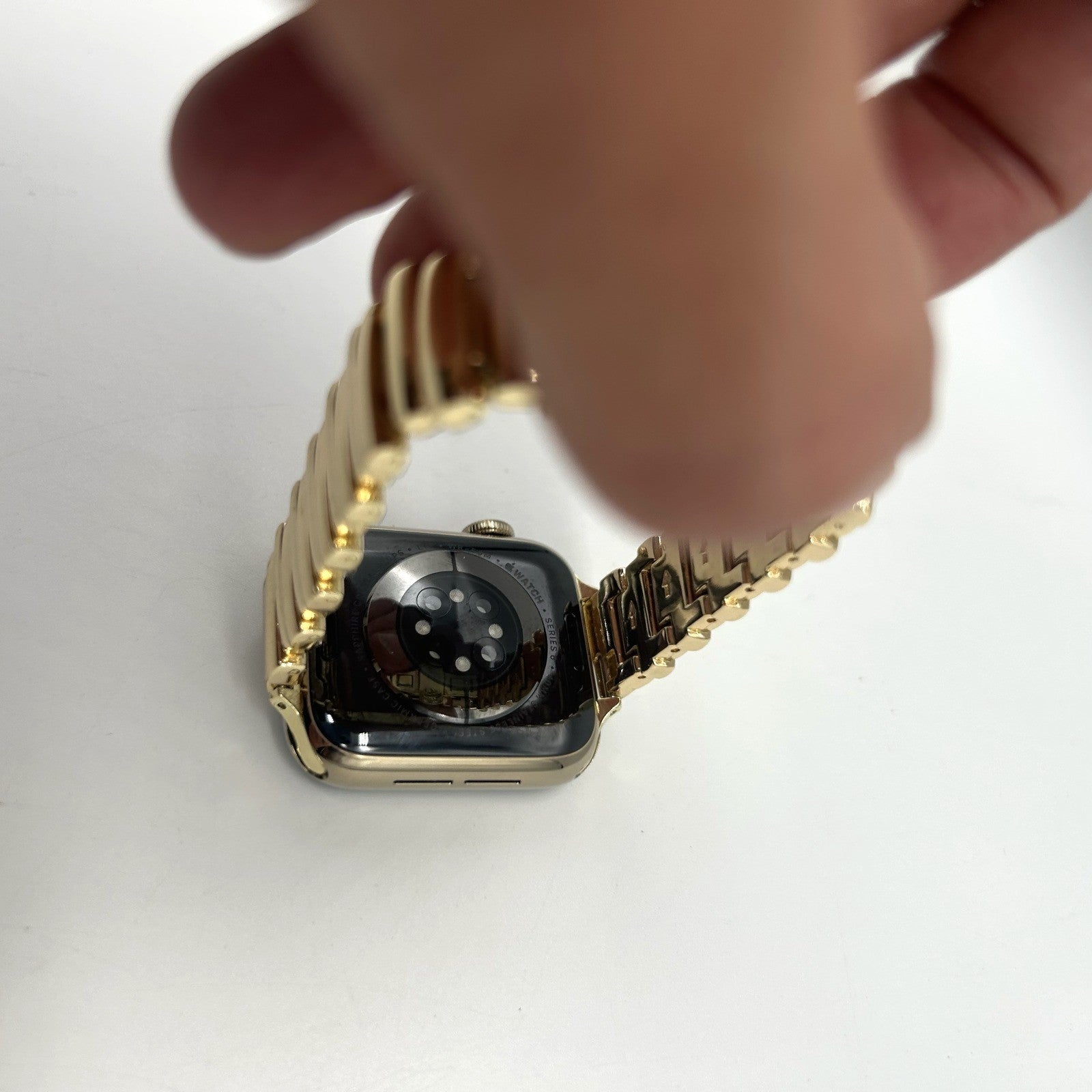 Apple Watch Series 6 40mm Acciaio Oro GPS Cellular Bracciale Link Oro Testato