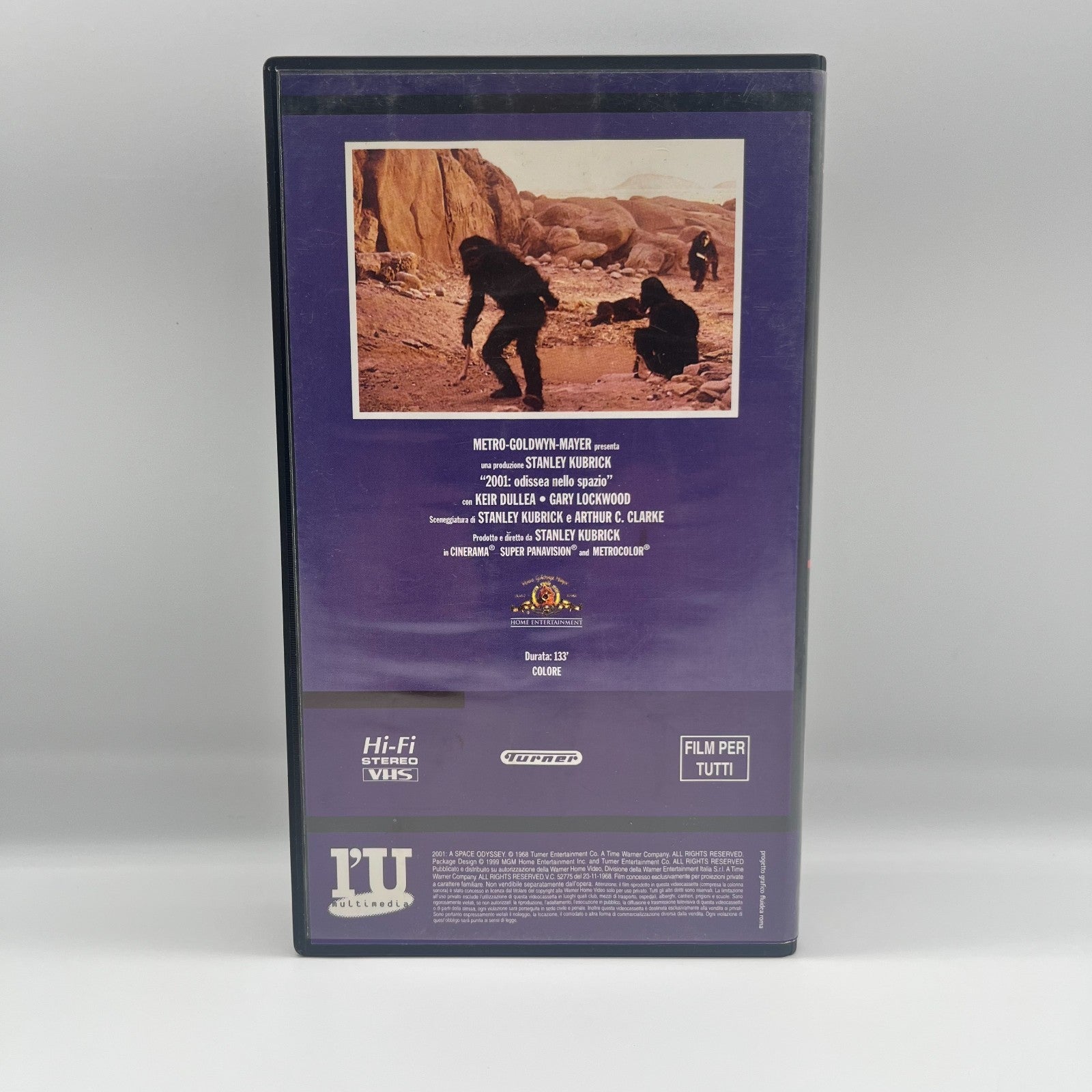 2001: Odissea nello Spazio VHS ITA Ed. L'Unità Stanley Kubrick Film Raro