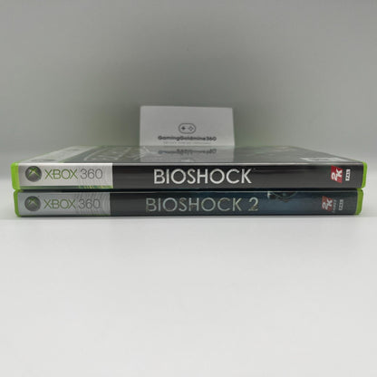 BioShock + BioShock 2 Xbox 360 ITALIANO Completi con Manuale COME NUOVI 2K Games