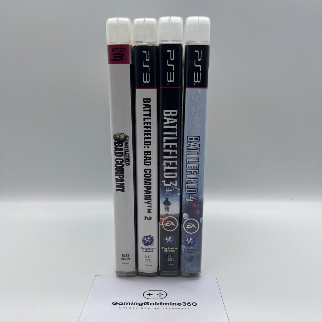 BATTLEFIELD Collection PS3 Italiano Completi PAL EA Sony PlayStation 3 OTTIMI