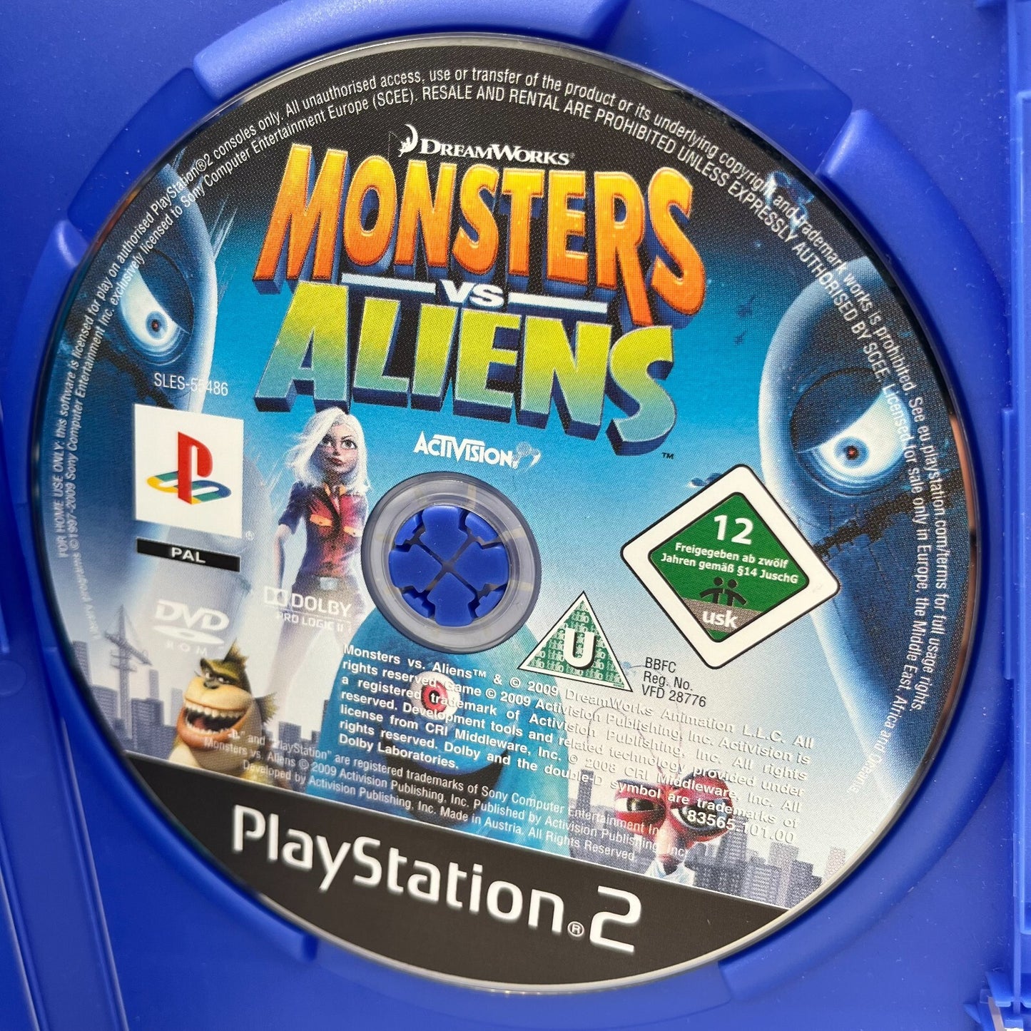 Mostri Contro Alieni PS2 Italiano Completo Activison Sony PlayStation 2 OTTIMO