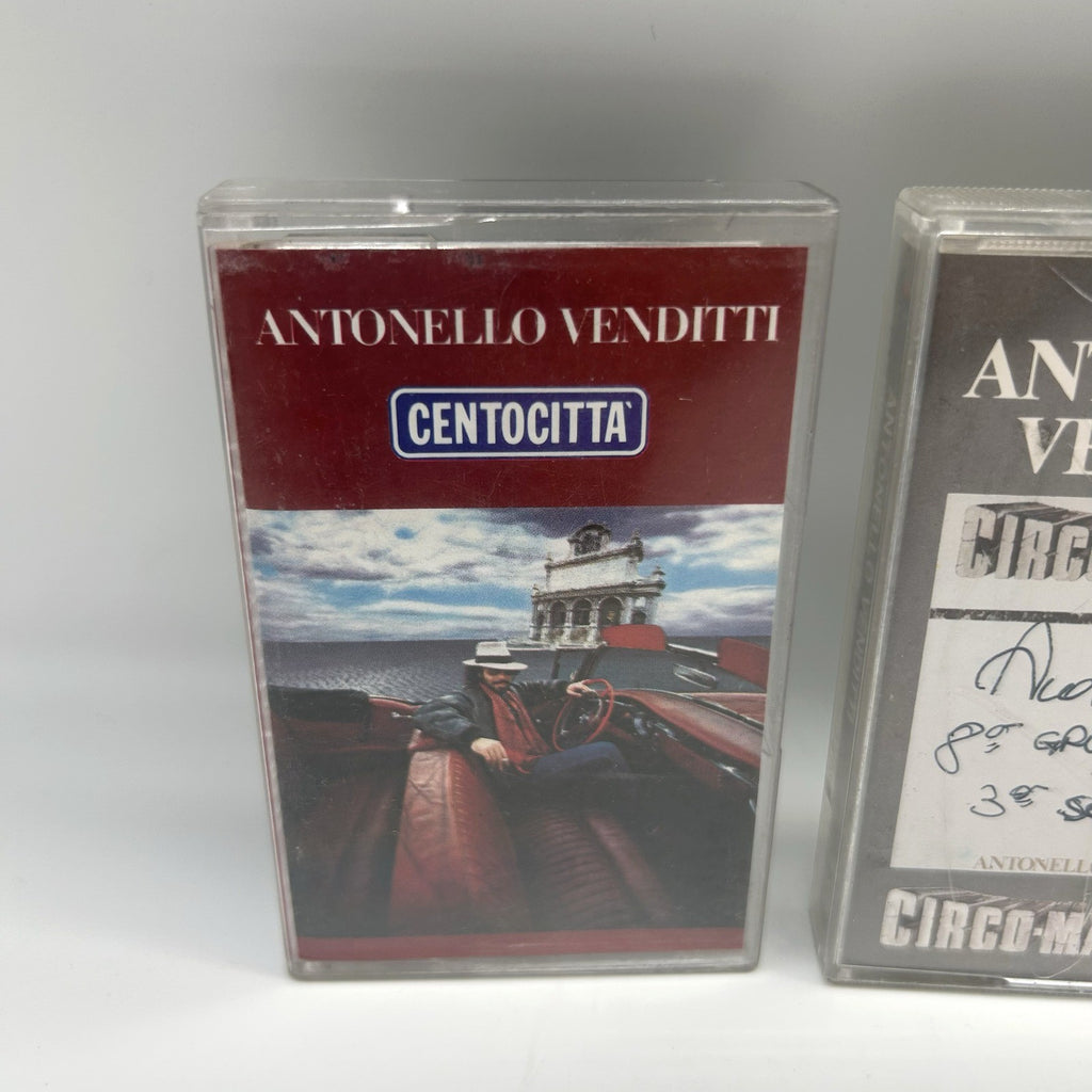 Antonello Venditti Lotto 3 Musicassette MC Centocitta Circo Massimo San Siro