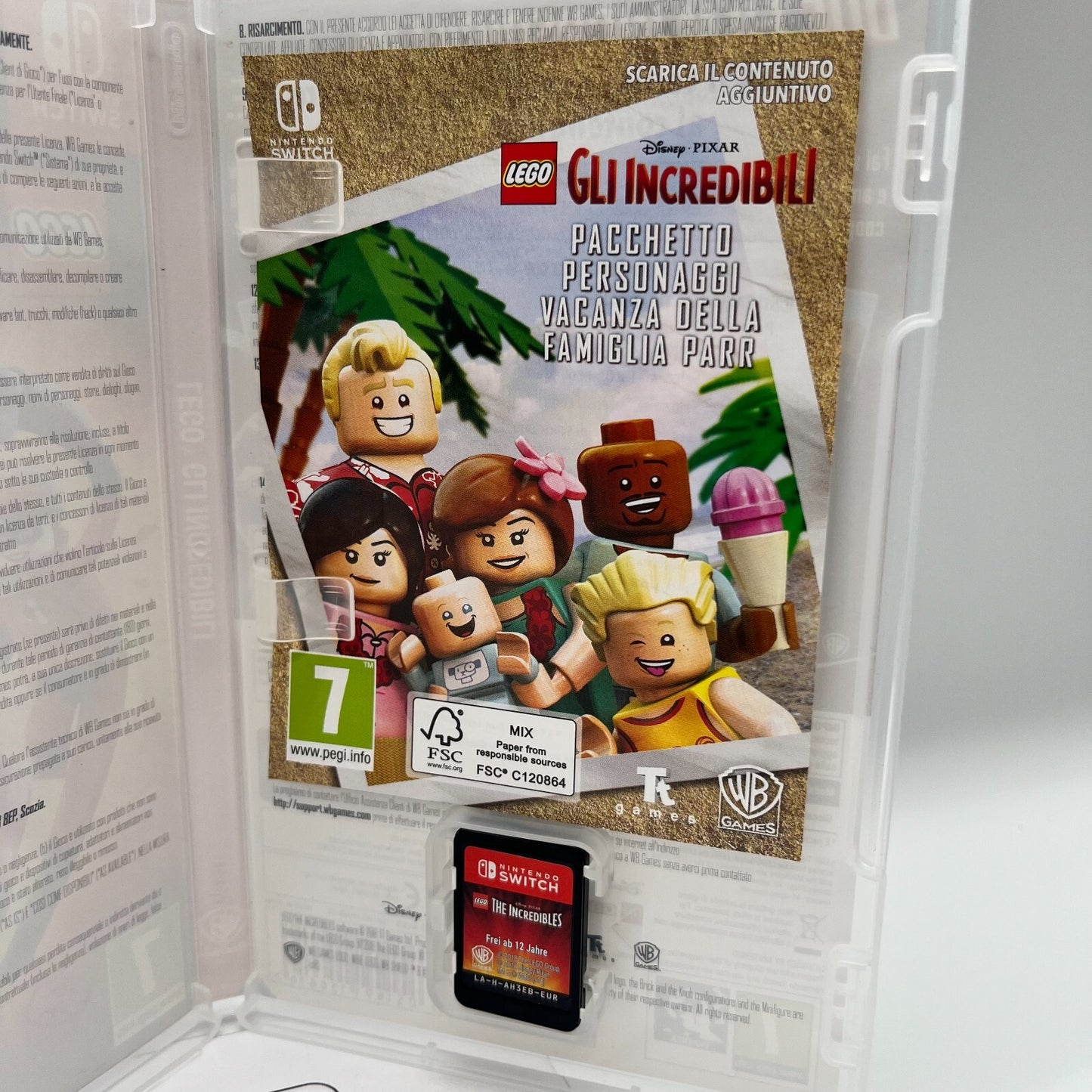 LEGO Gli Incredibili Nintendo Switch Italiano Completo Warner Bros COME NUOVO