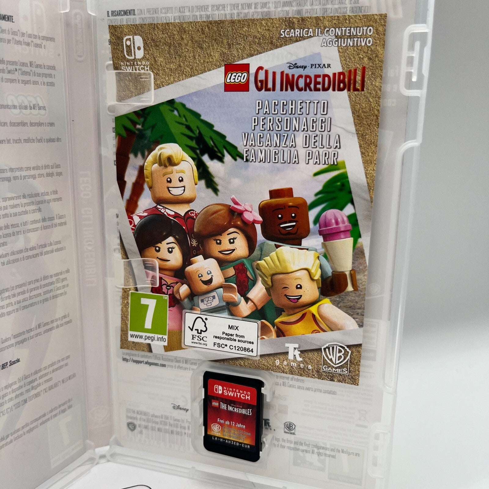 LEGO Gli Incredibili Nintendo Switch Italiano Completo Warner Bros COME NUOVO
