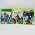 Assassin's Creed + II + Revelations Xbox 360 ITALIANO Completo Manuale COME NUOV