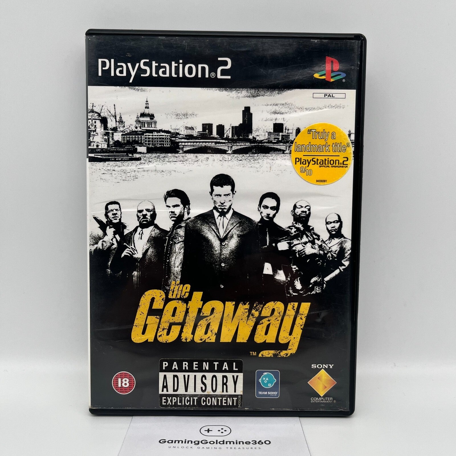 The Getaway PS2 Completo con Manuale PAL UK Sony PlayStation 2 Ottime Condizioni