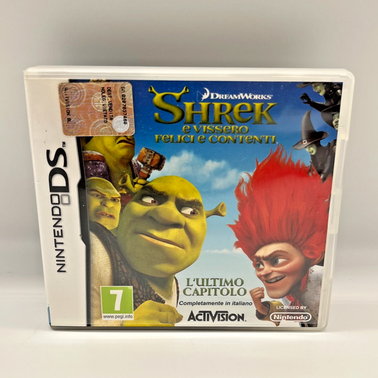 Shrek e Vissero Felici e Contenti Nintendo DS ITA | Completo Manuale e Custodia