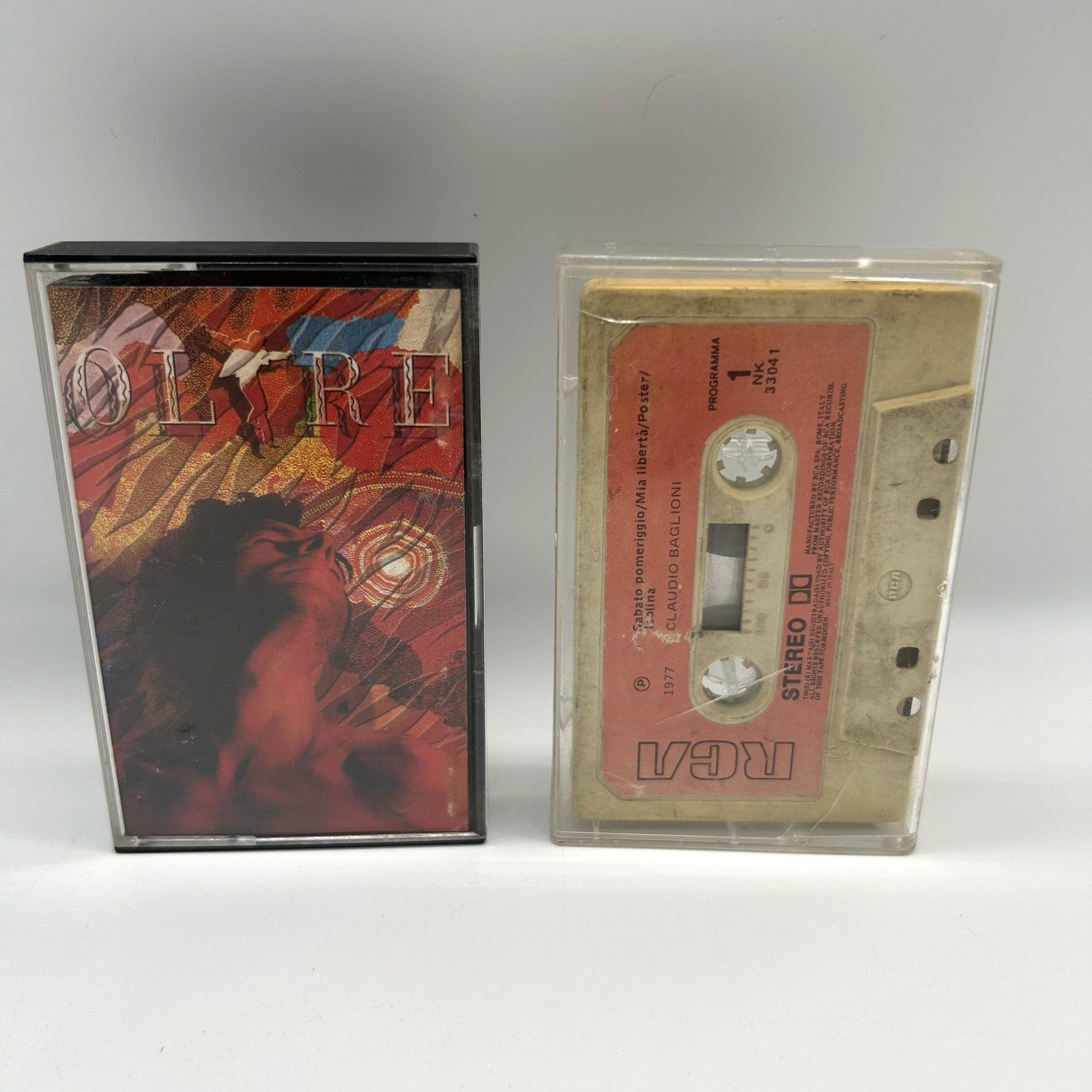 Claudio Baglioni Lotto 2 Musicassette MC Oltre CBS 1990 e RCA Anni 70 Testate