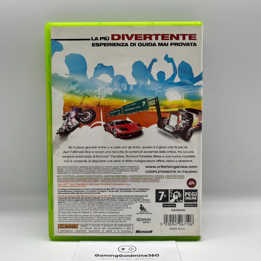 Burnout Paradise The Ultimate Box Xbox 360 Italiano PAL (senza manuale) EA Games