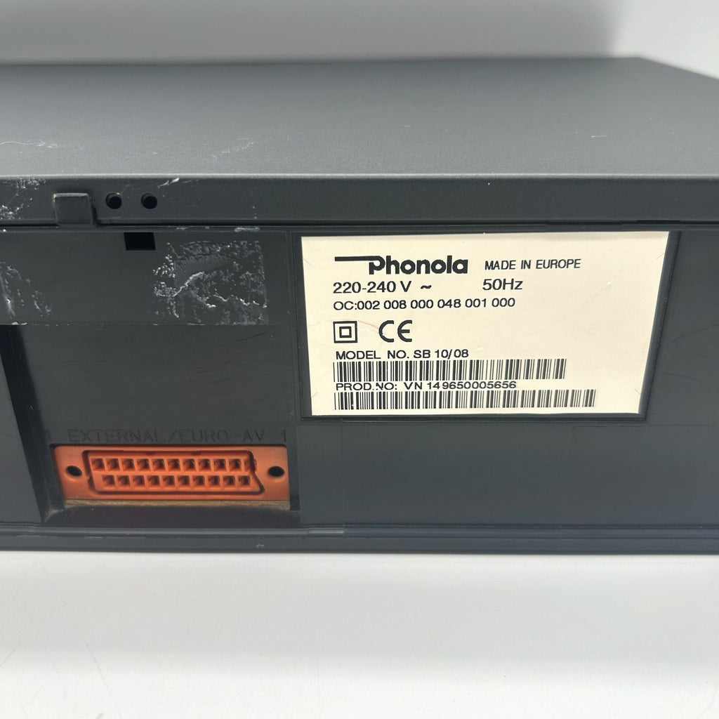 Phonola SB10 – videoregistratore VHS HQ, per ricambi o riparazione