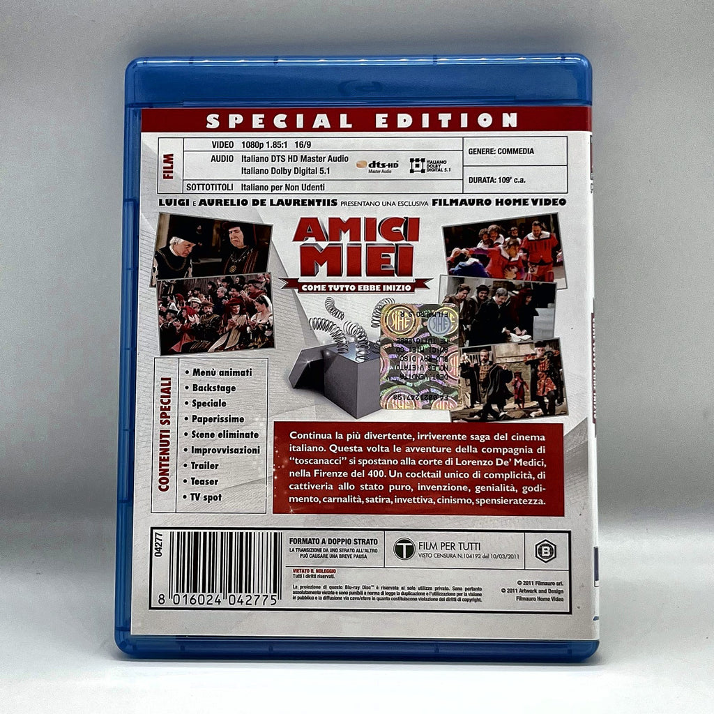 Amici Miei Come Tutto Ebbe Inizio Blu-ray Special Edition ITA Filmauro Commedia