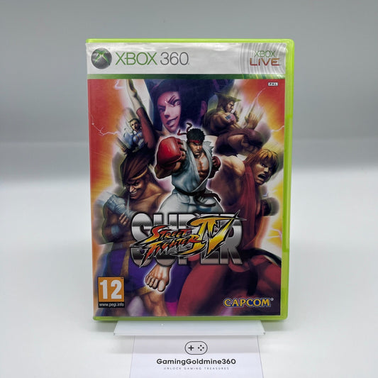 Super Street Fighter IV 4 Xbox 360 PAL Italiano COMPLETO Capcom Microsoft Xbox36