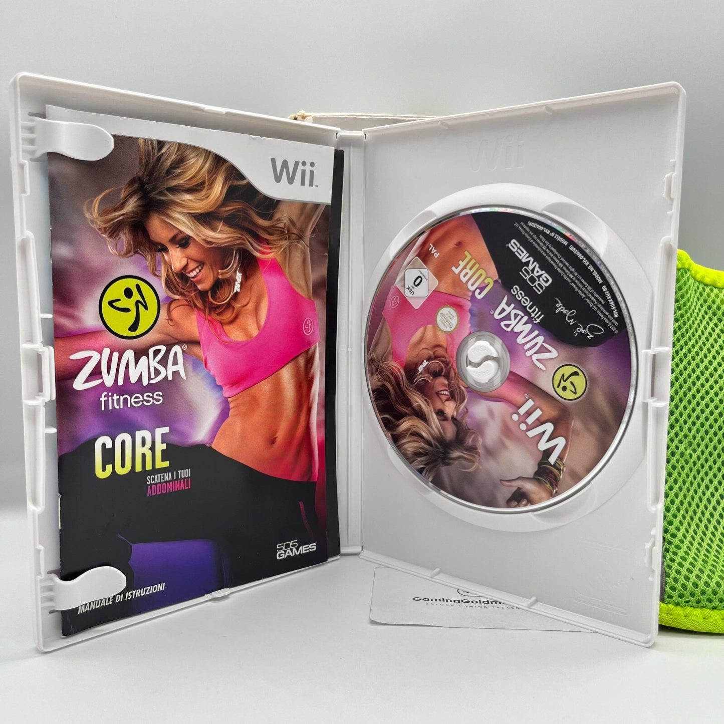 ZUMBA Fitness Core Nintendo Wii Italiano Completo con CINTURA, Scatola e Manuale