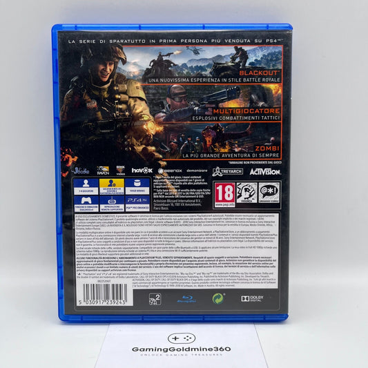 Call of Duty Black Ops IIII 4 PS4 ITALIANO Activision Sony PlayStation 4 OTTIMO