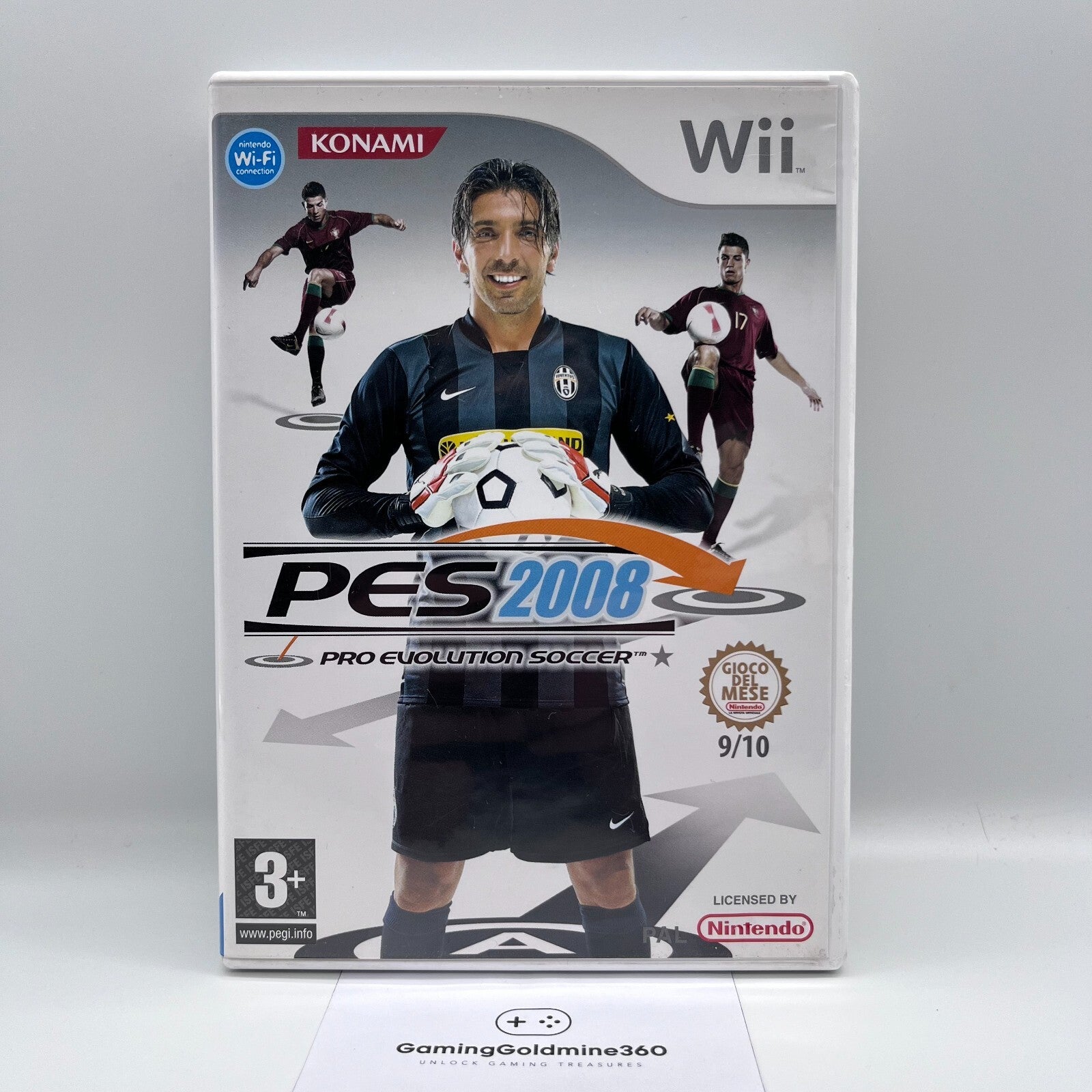 PES 2008 Nintendo Wii Italiano PAL Completo con Manuale Pro Evolution Soccer