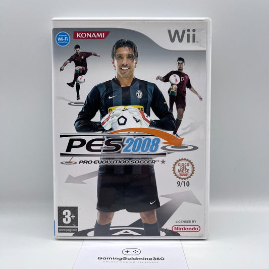 PES 2008 Nintendo Wii Italiano PAL Completo con Manuale Pro Evolution Soccer