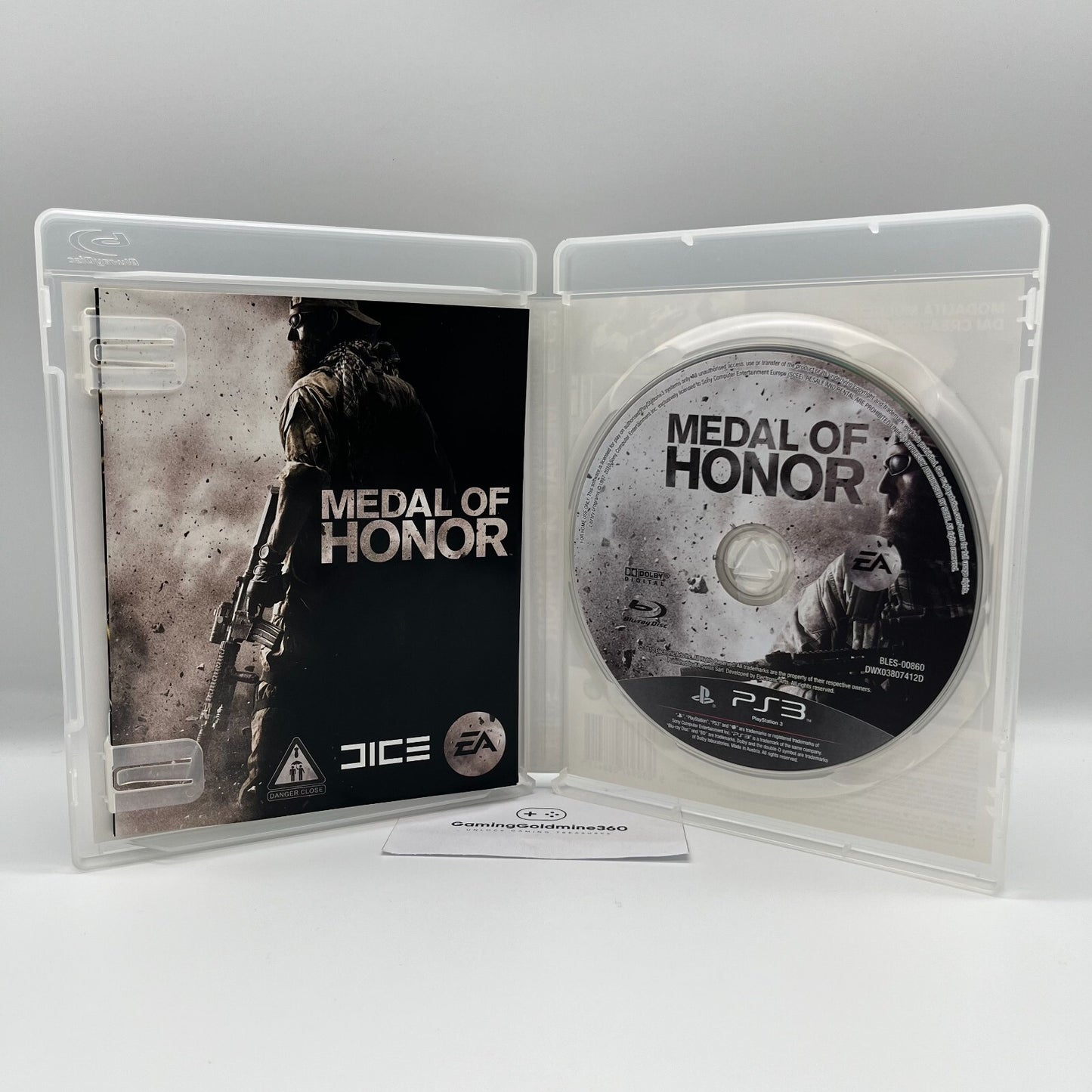 Medal of Honor PS3 Italiano Completo PAL Dice EA Sony PlayStation 3 COME NUOVO