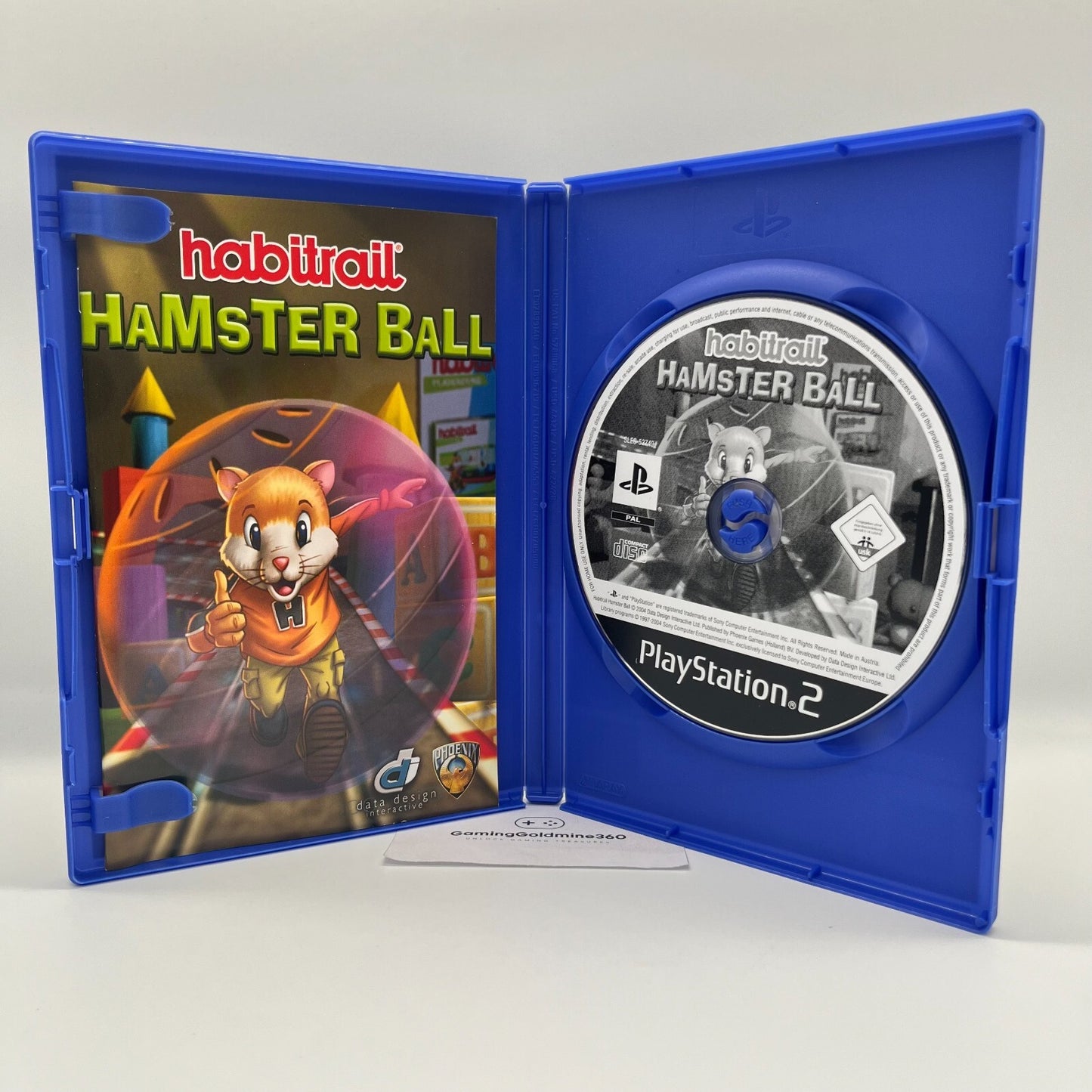 Habitrail Hamster Ball PS2 Italiano Completo Manuale Phoenix Sony PlayStation 2