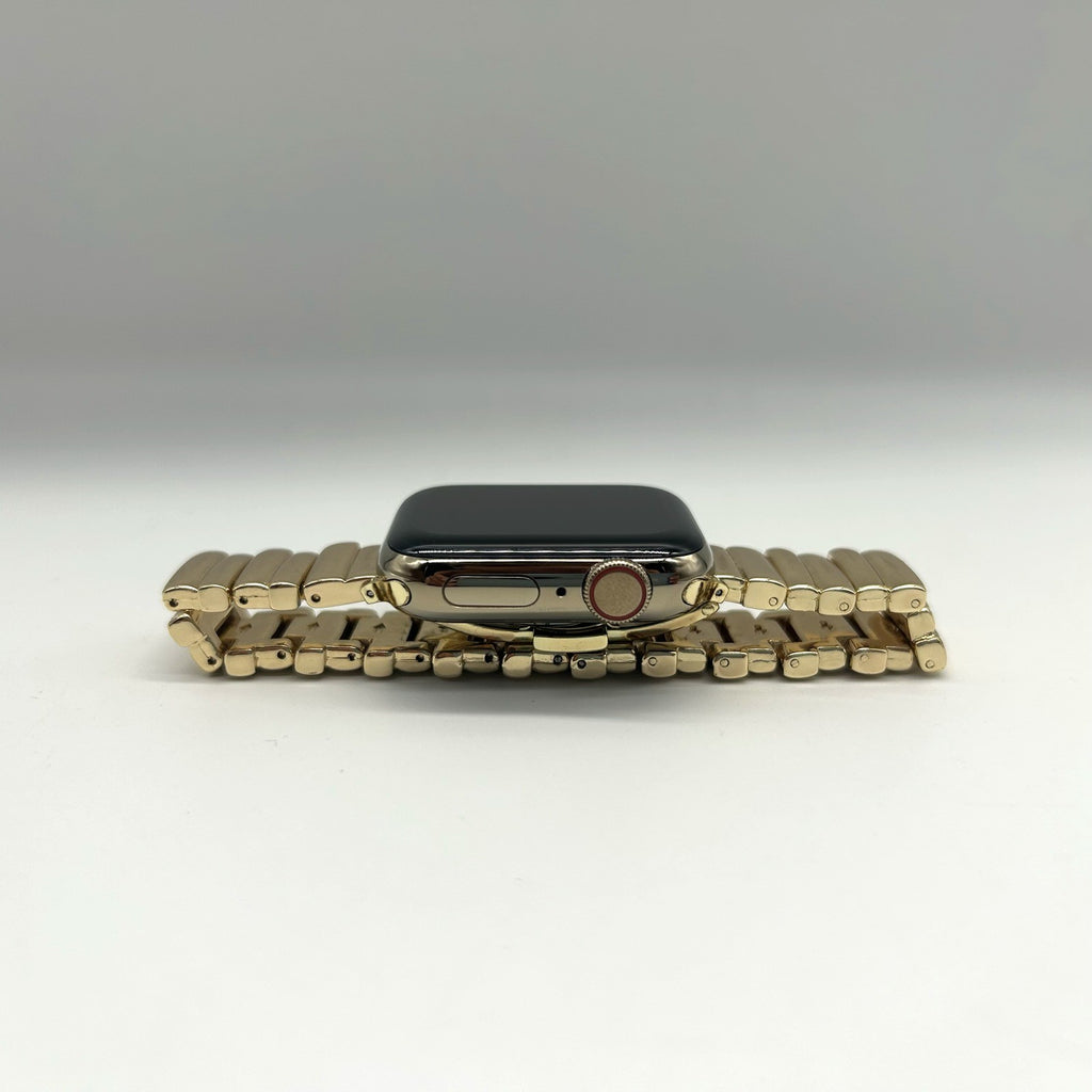 Apple Watch Series 6 40mm Acciaio Oro GPS Cellular Bracciale Link Oro Testato