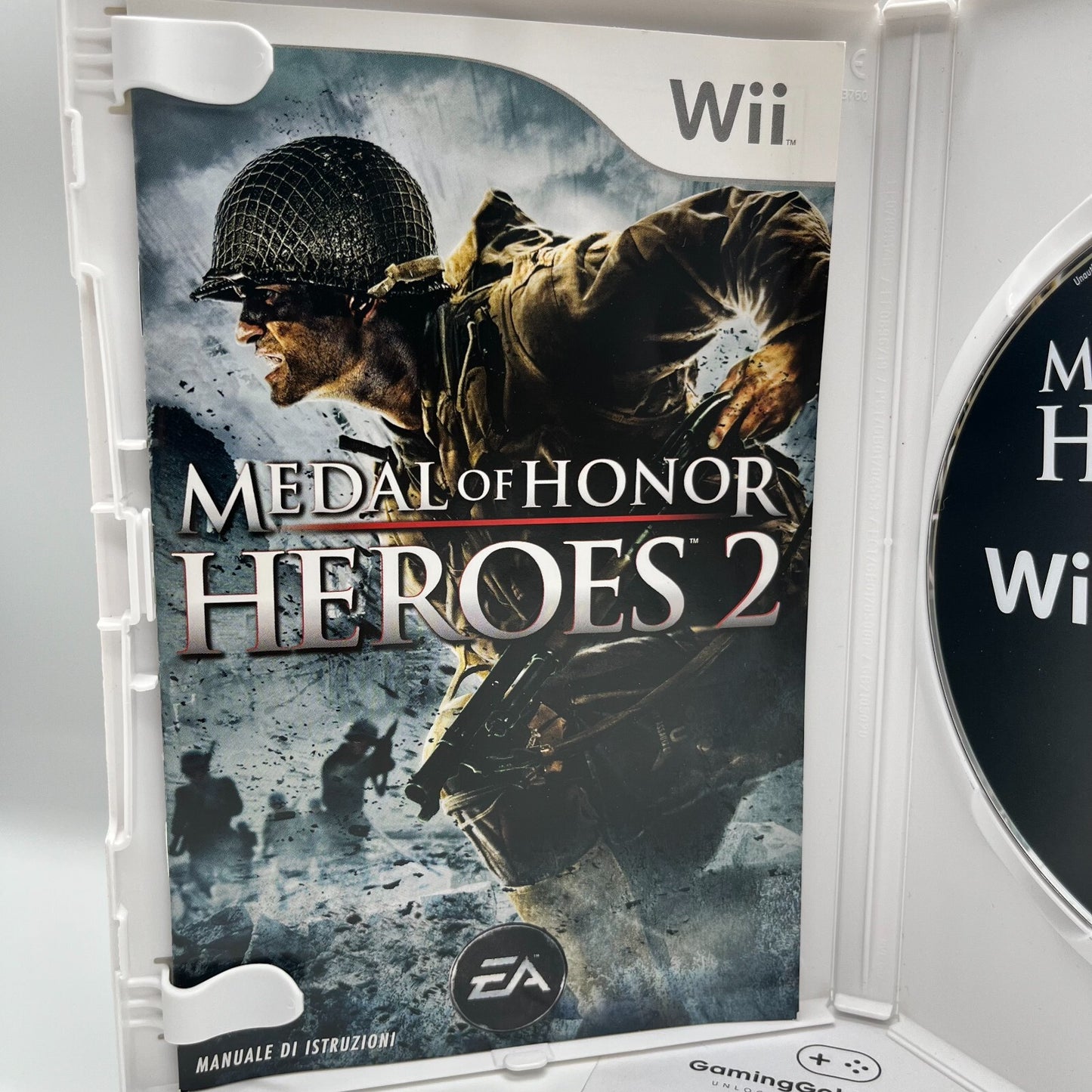 Medal of Honor: Heroes 2 Nintendo Wii Italiano Completo EA Guerra Sparatutto TOP
