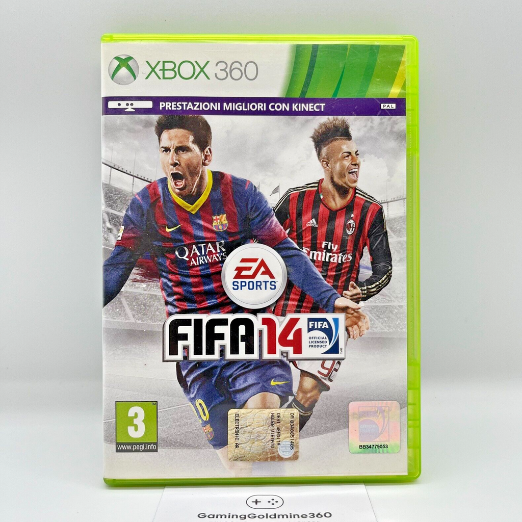 FIFA 14 Xbox 360 Italiano Completo con Manuale PAL EA Sports Microsoft COME NUOV