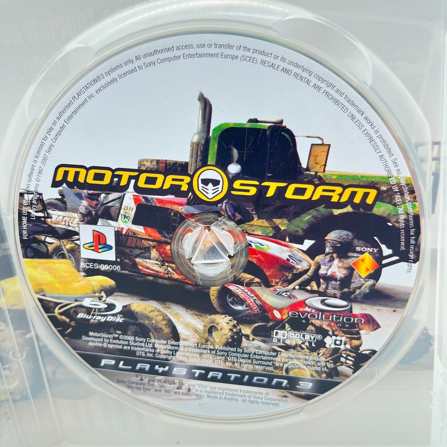 MotorStorm PS3 Italiano PAL Video Gioco Corse Auto Moto Cross Sony PlayStation 3