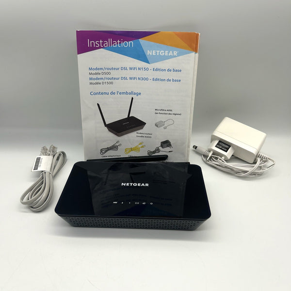 Netgear D1500 Modem Router ADSL2+ WiFi N300 – Testato