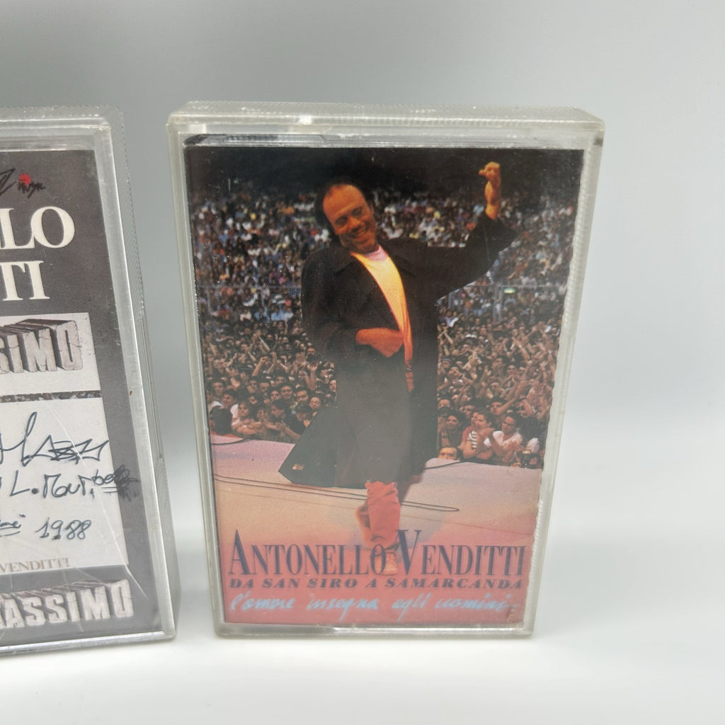 Antonello Venditti Lotto 3 Musicassette MC Centocitta Circo Massimo San Siro