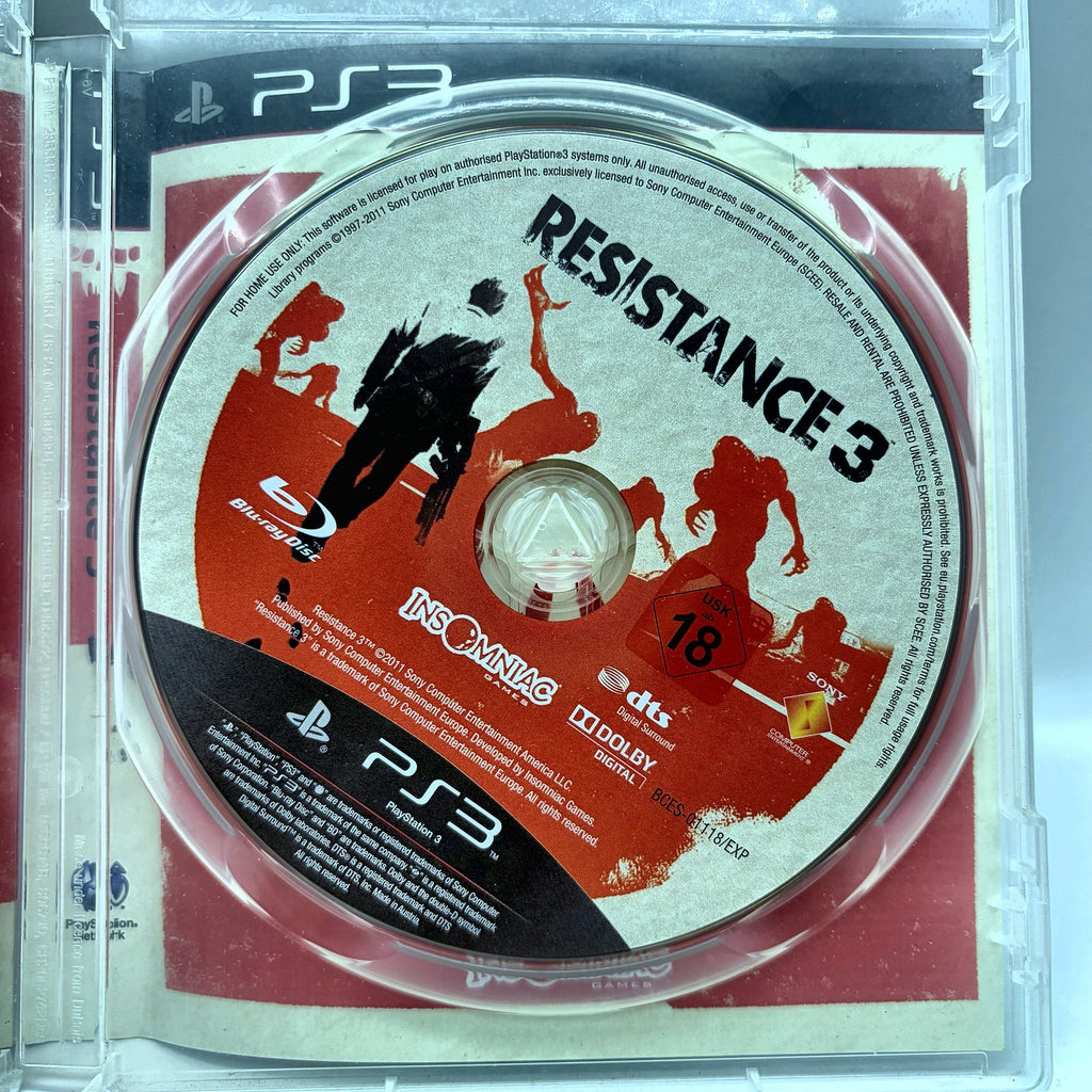 Resistance 3 PS3 PlayStation 3 PAL ITA Insomniac Sony FPS Completo CIB