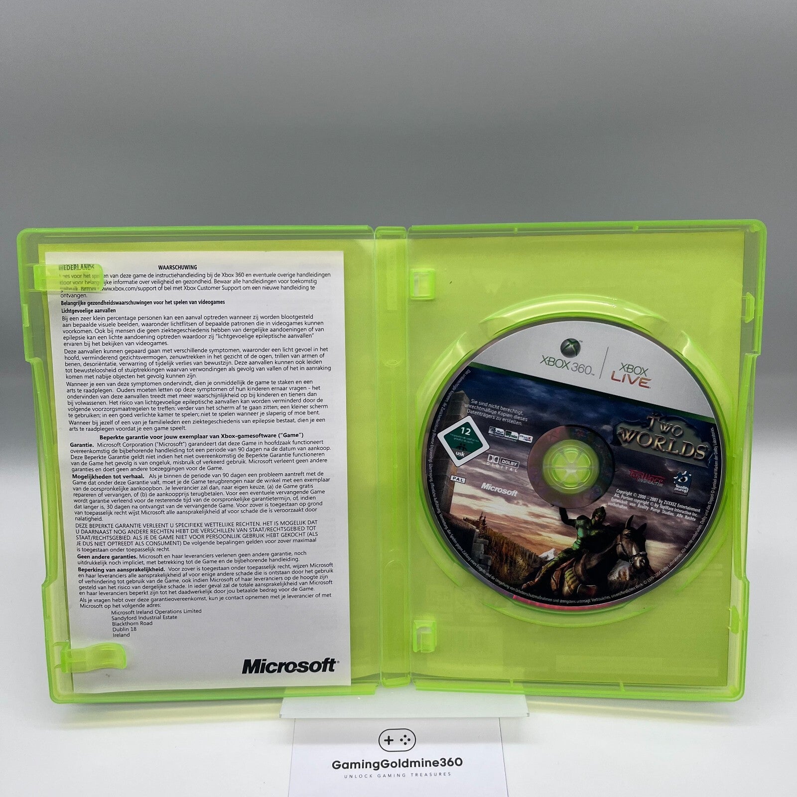 Two Worlds Xbox 360 PAL German TopWare Interactive Microsoft Xbox360 OTTIME COND