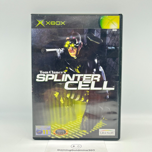 Tom Clancy's Splinter Cell Xbox Italiano Completo PAL Ubisoft Microsoft Xbox360