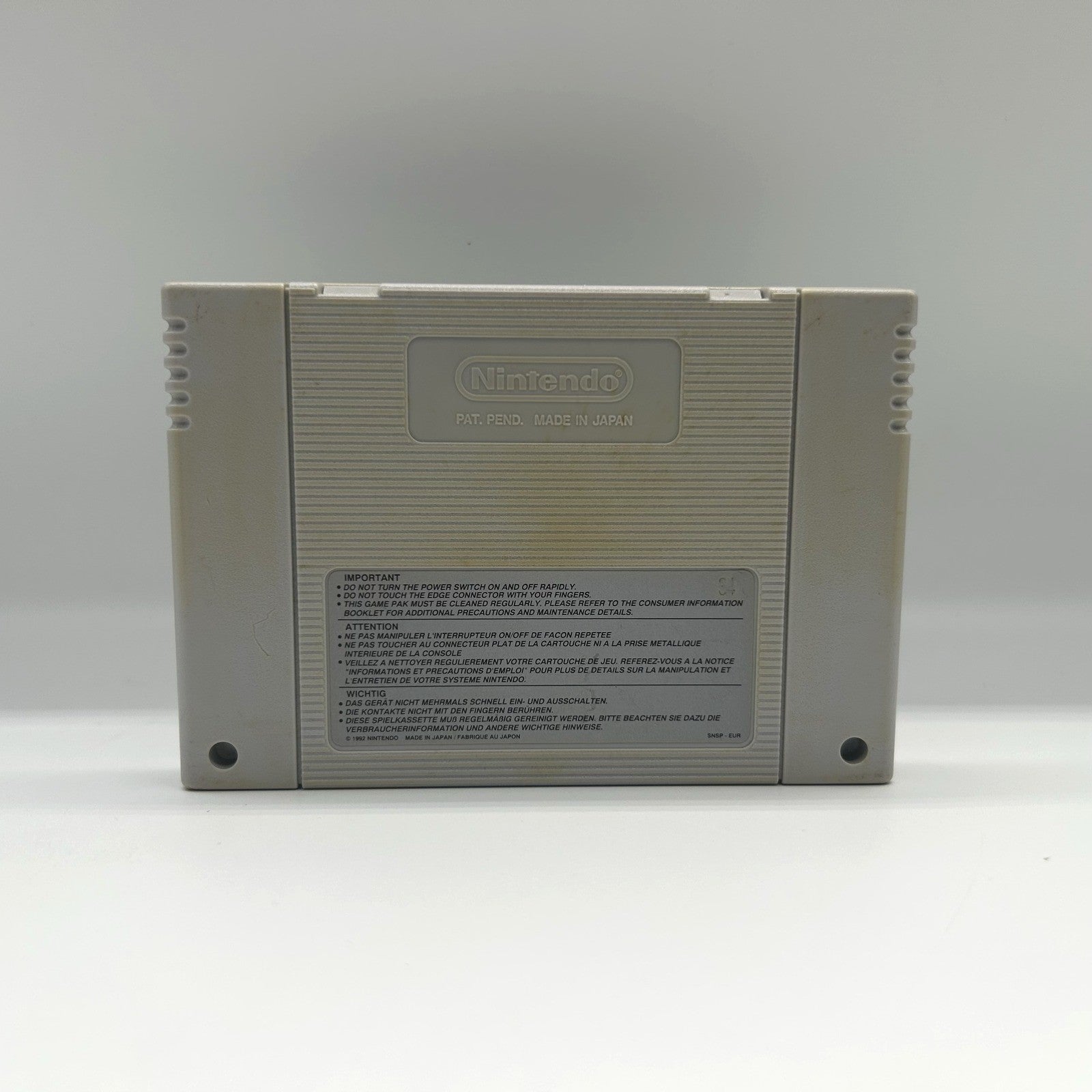 Sparkster Konami Super Nintendo SNES PAL EUR Cartuccia Originale Testato