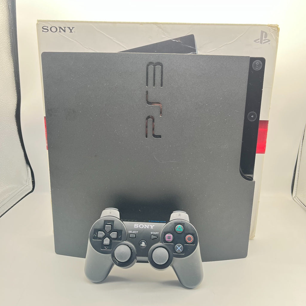PS3 Slim Console 160GB BOXATA Sony Playstation 3 CECH3004A COMPLETA + Controller