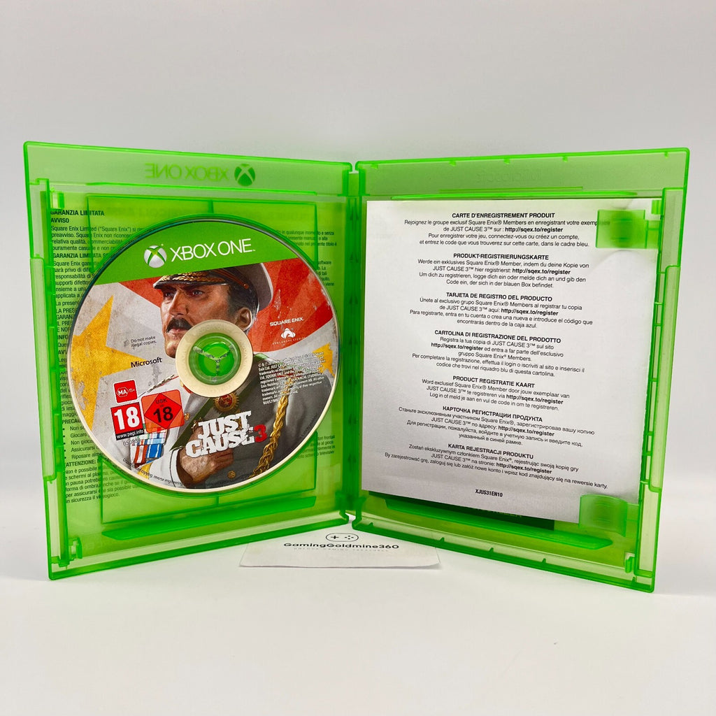Just Cause 3 Xbox One Italiano Completo SquareEnix Microsoft Videogioco OTTIMO