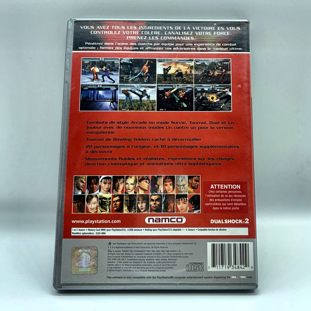 Tekken Tag Tournament PS2 PlayStation 2 PAL Platinum Namco Picchiaduro
