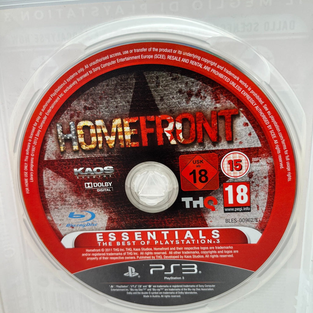 HOMEFRONT Ultimate Edition PS3 Italiano Completo PAL THQ Sony PlayStation 3