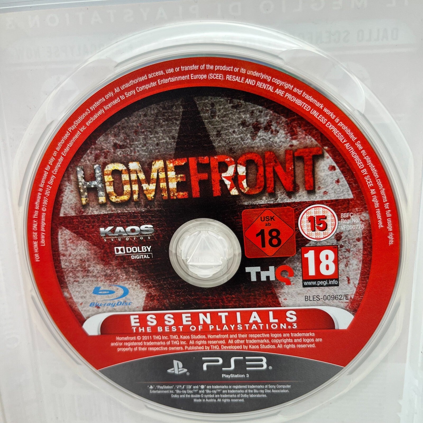 HOMEFRONT Ultimate Edition PS3 Italiano Completo PAL THQ Sony PlayStation 3