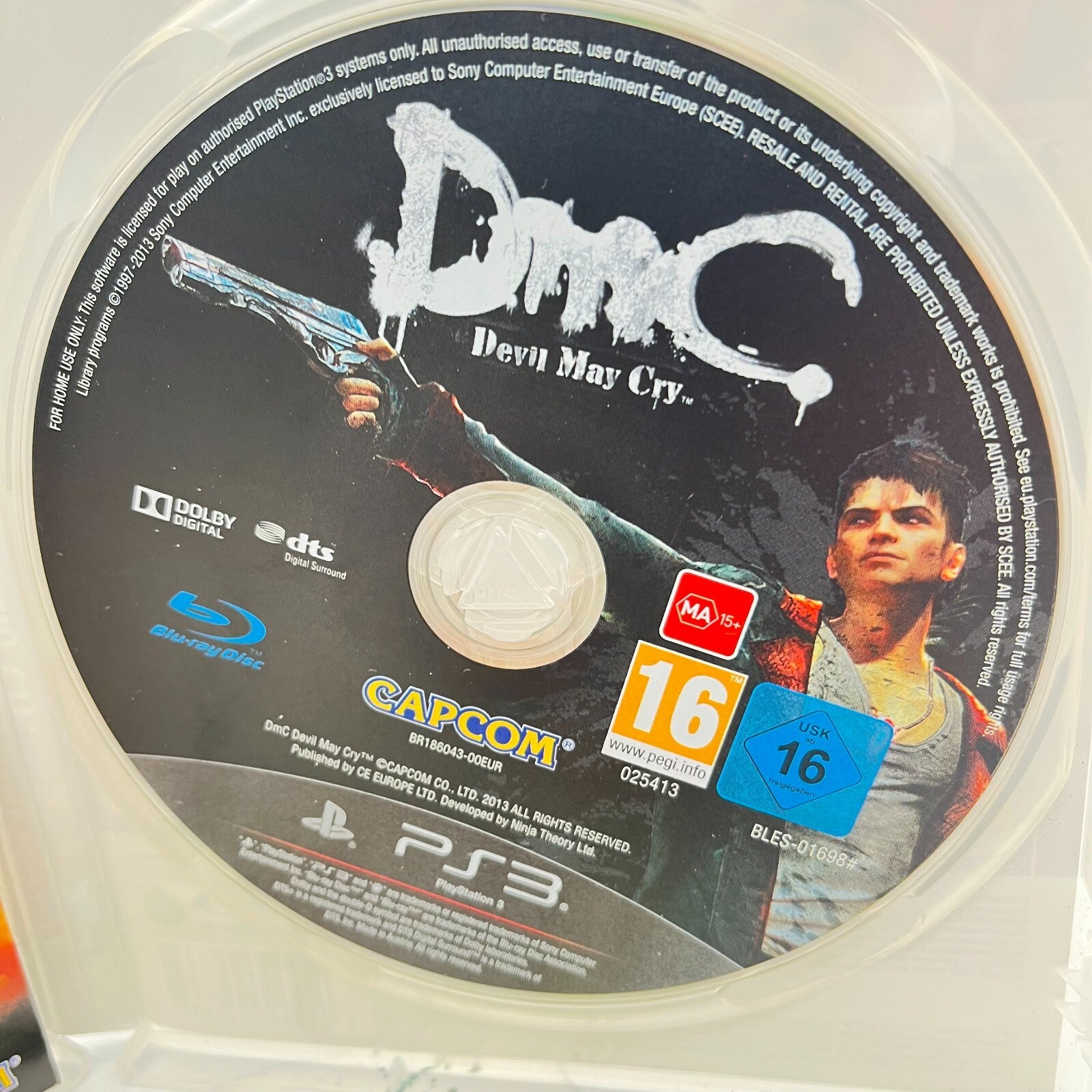 DMC Devil May Cry PS3 Italiano Completo con Manuale PAL Sony PlayStation 3 OTTIM